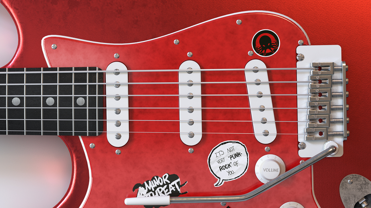 electric guitar_sticker