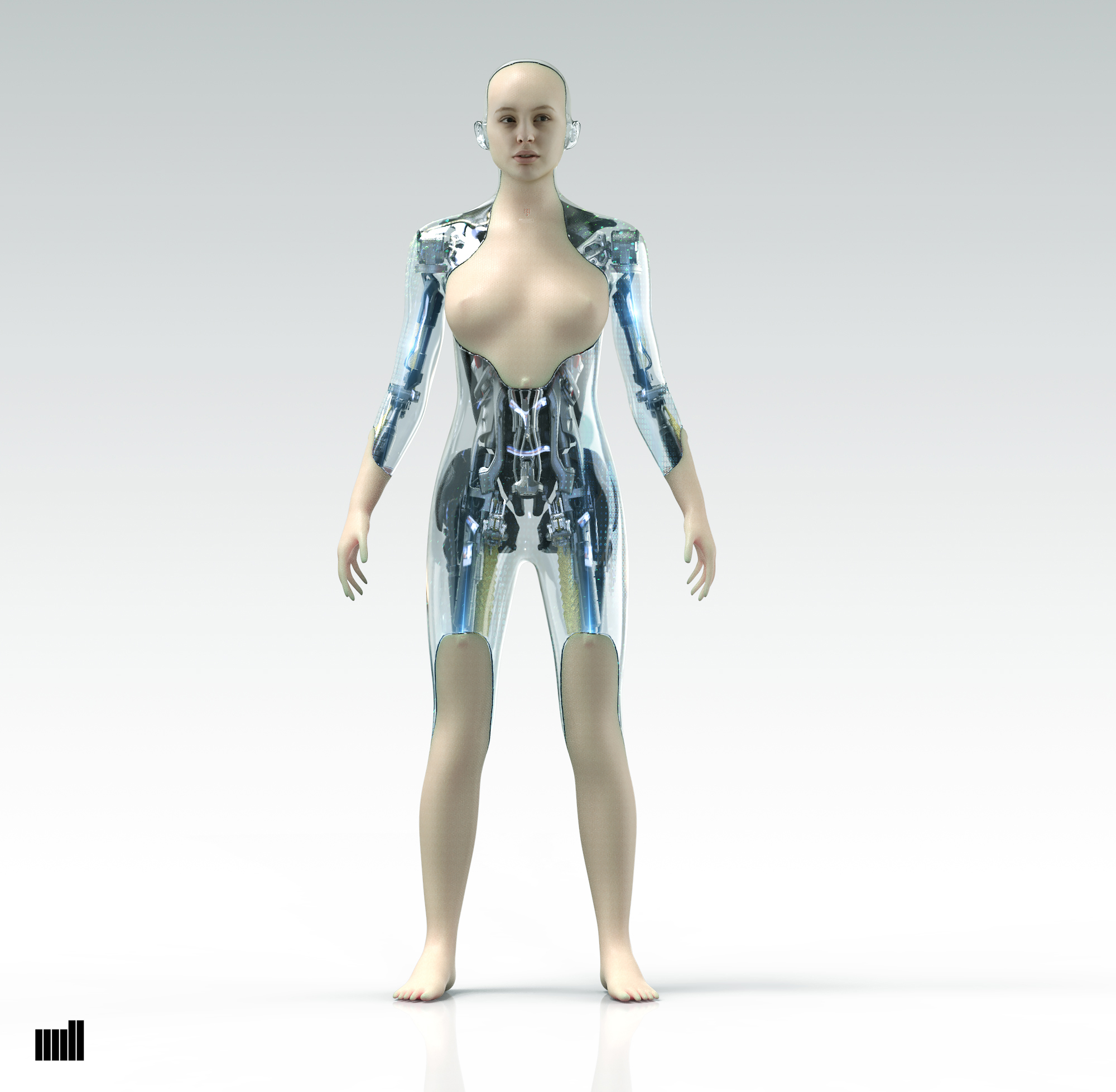 robot woman_front