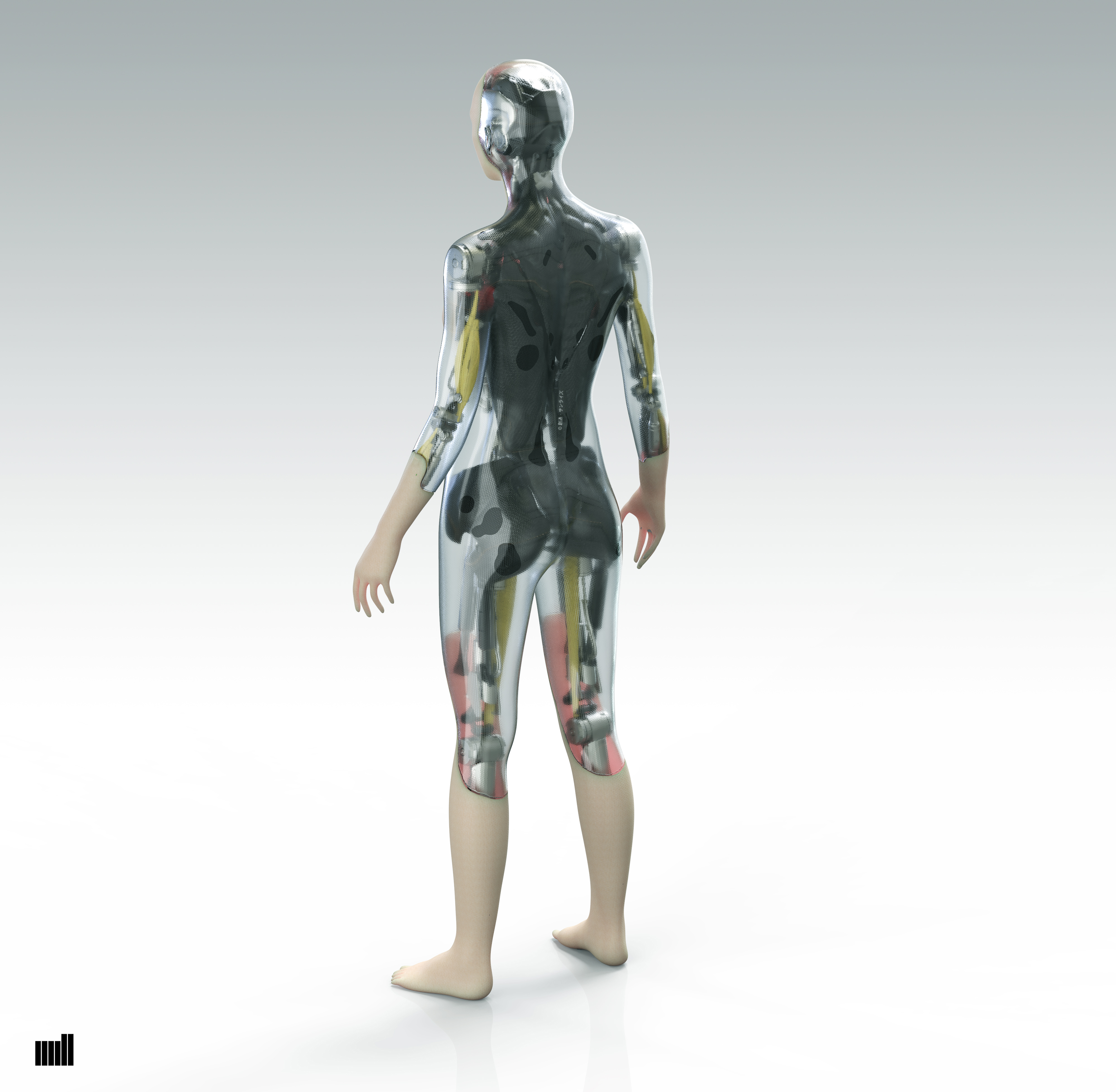robot woman_suit texture back